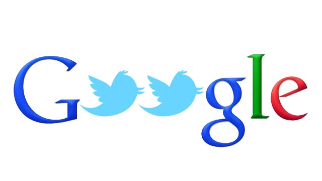Tweets e gli aggiornamenti della ricerca Google