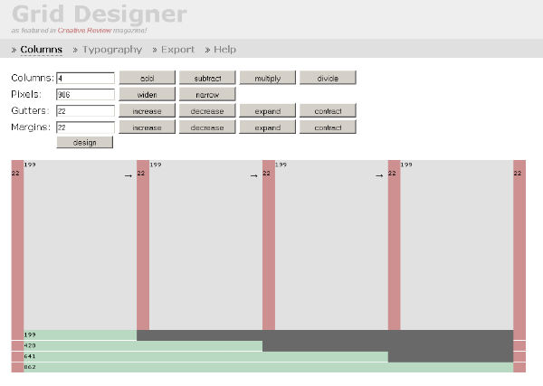 Grid Designer - Come creare griglie per il tuo sito