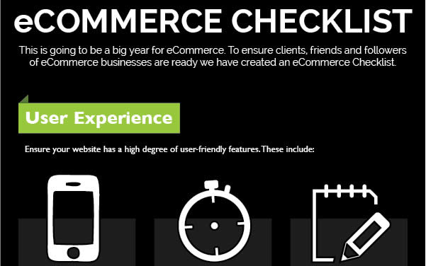 Checklist e-commerce 2018 - Infografica