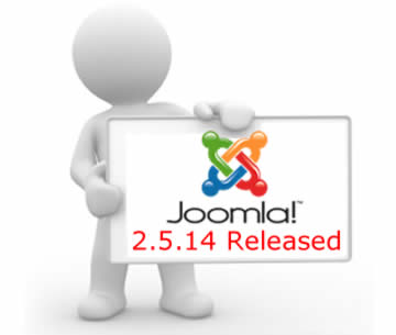 Rilasciato l'aggiornamento Joomla! 2.5.14