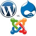 Joomla Wordpress Drupal