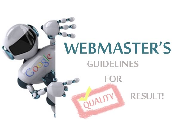 Le linee guida di Google per i webmaster